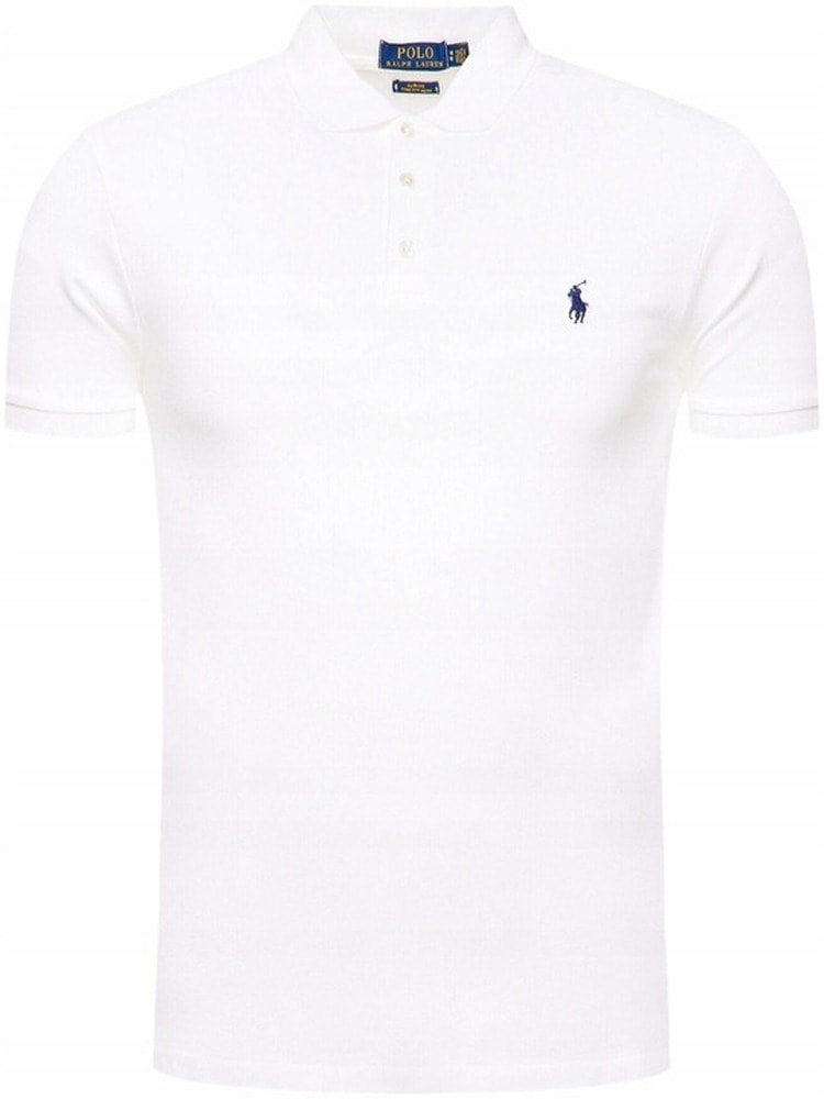 Ralph Lauren Men's Polo Shirt White 2XL - classic elegance