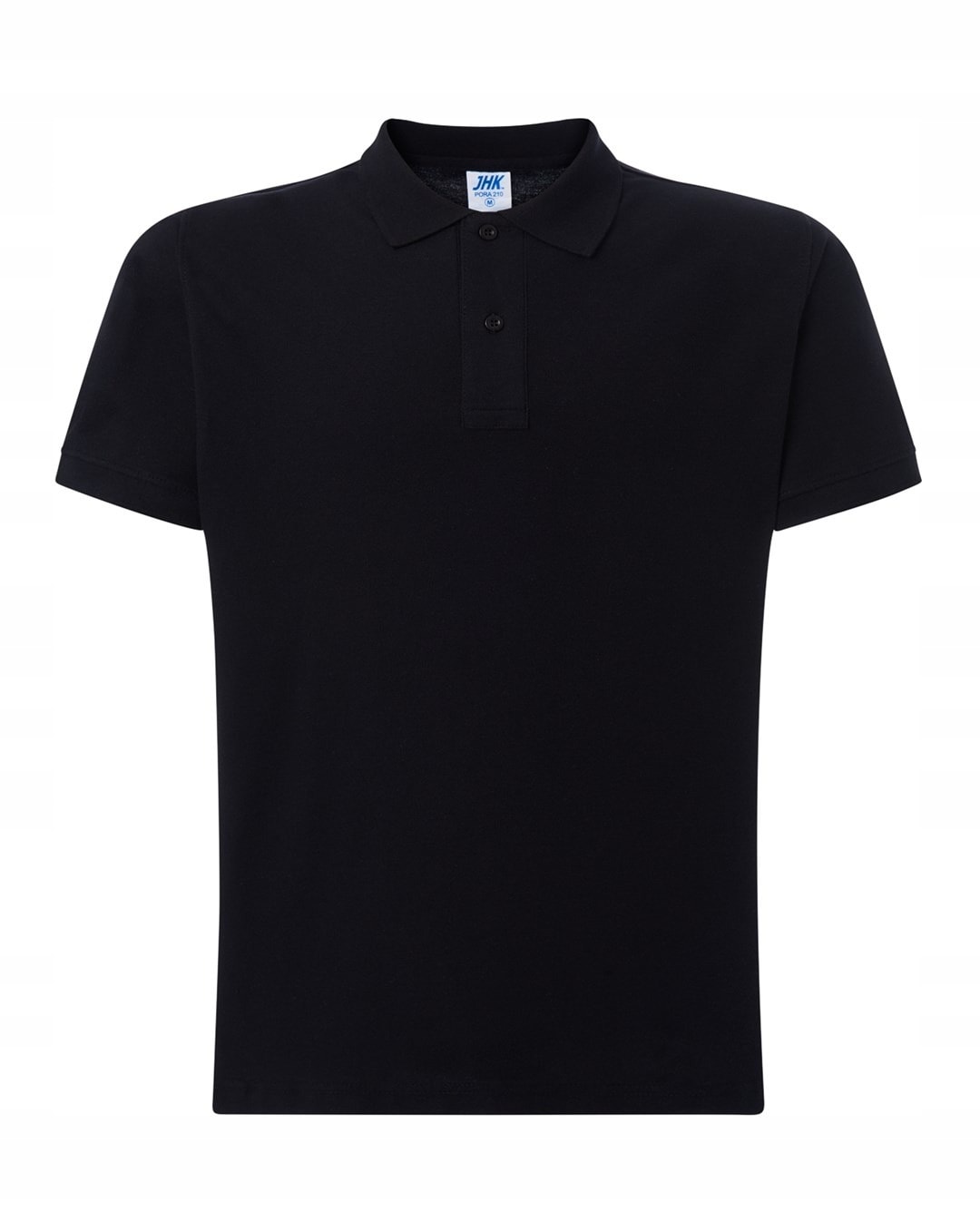 Polo M. S Black Plein - Classic elegance for every man
