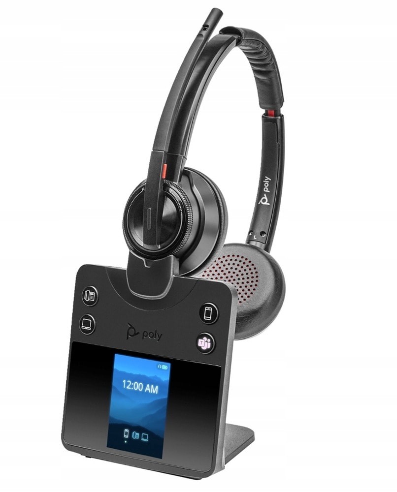 POLY Savi 8420 Office Stereo Zestaw Słuchawkowy DECT MS Teams