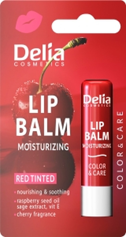 Delia Protective Lip Balm Cherry - moisturizing lip balm