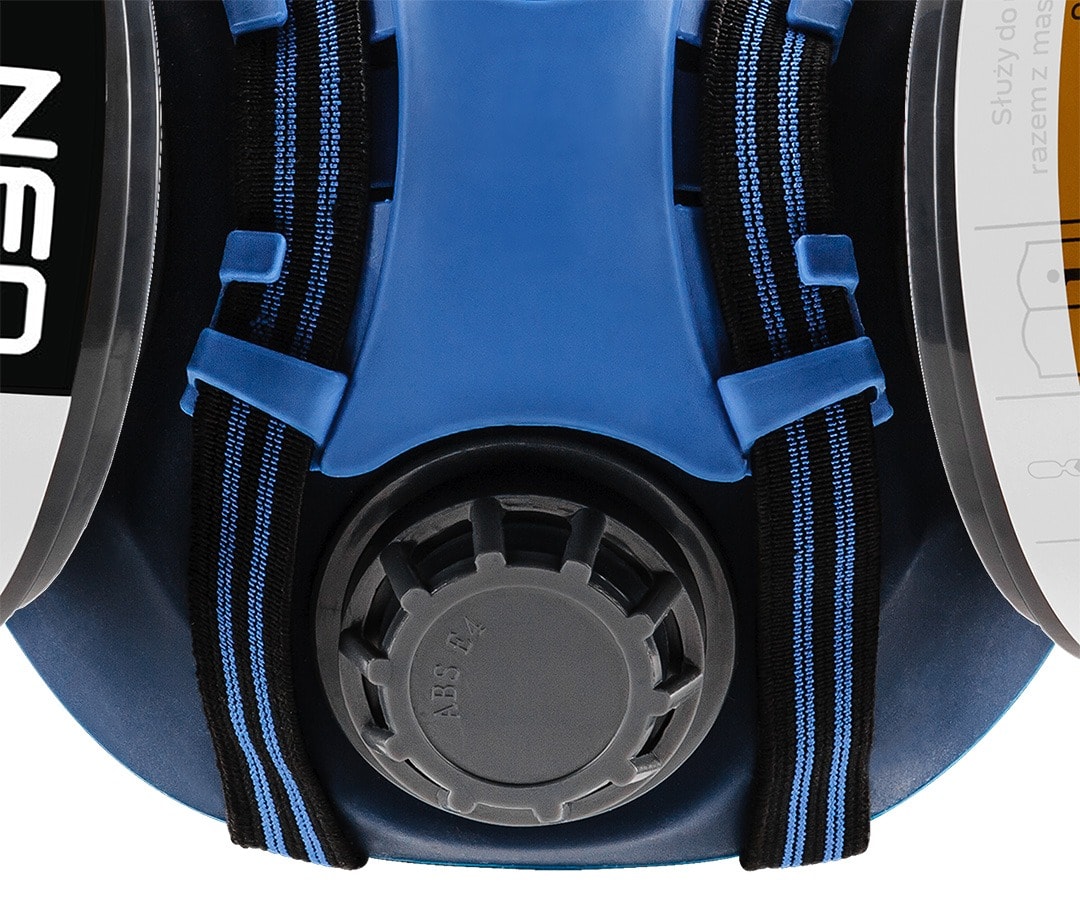 NEO TOOLS Silicone Half Mask + 2x A1P2 Absorber R - respiratory protection