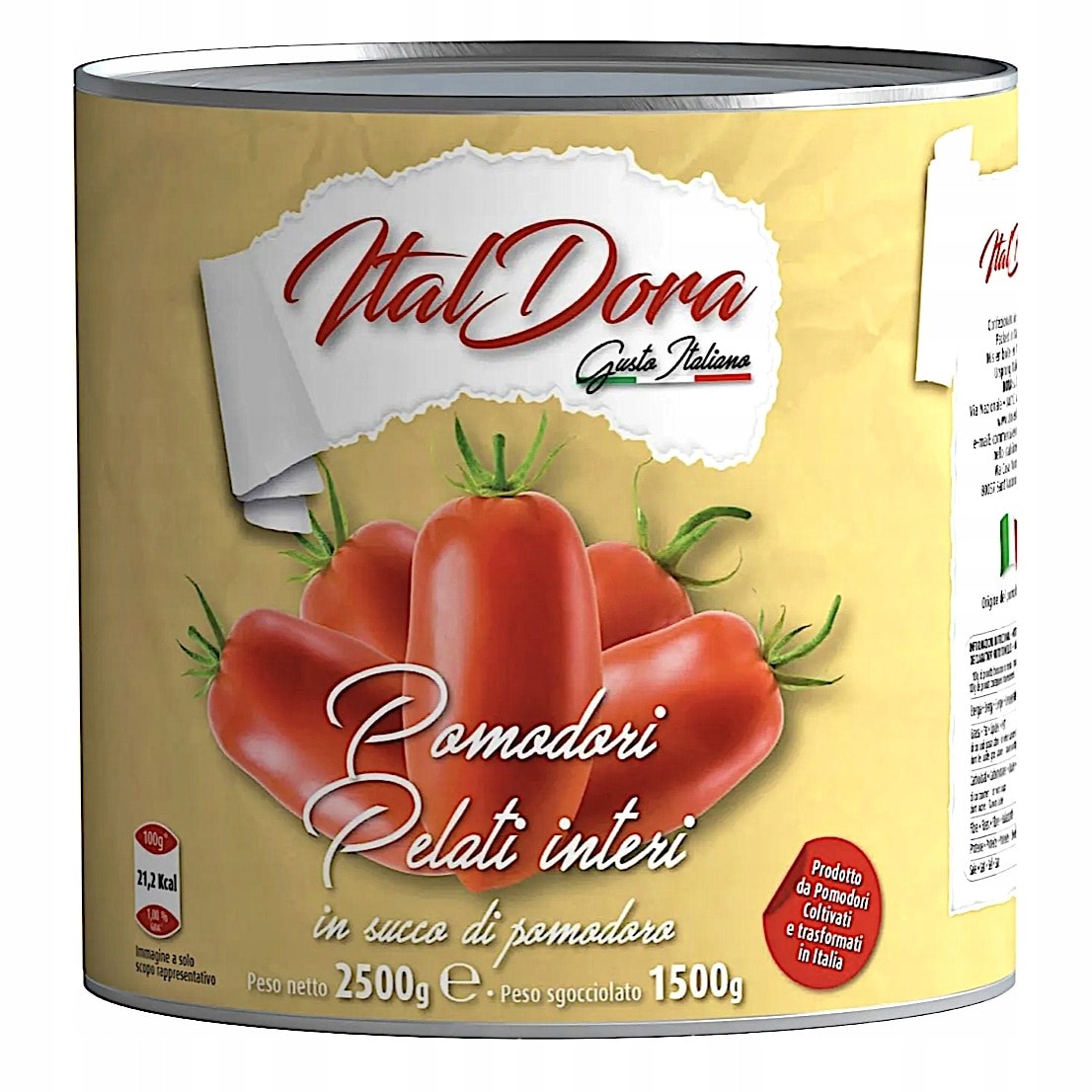 DAT Whole Peeled Tomatoes in Brine - ideal for sauces and soups