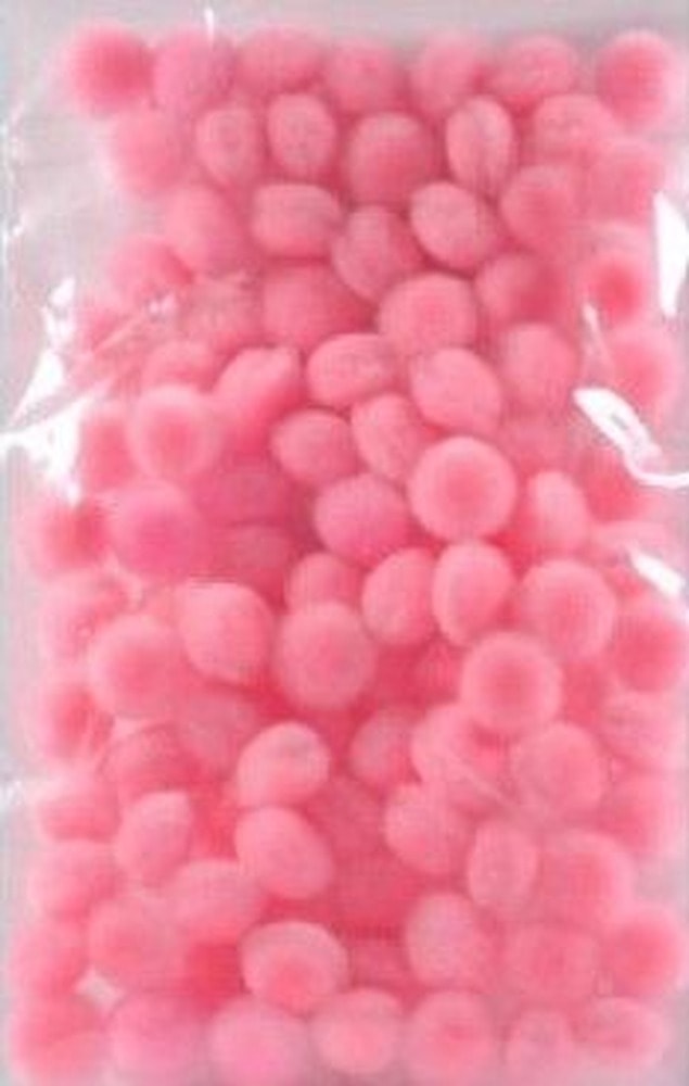 Pink Pompons 10mm - ideal for crafts and decorations