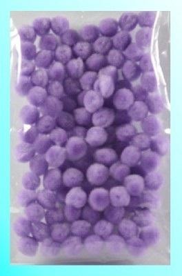Galeria Hobby Light purple pompons 10 mm 100 pieces - perfect for DIY