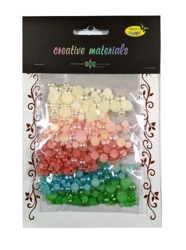 Galeria Hobby Spring Half Pearls 4-10mm - perfect for crafts