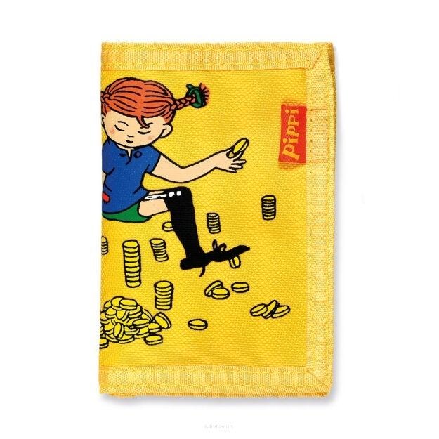 Micki Children's Wallet Pippi Longstocking Yellow - perfect for small expenses