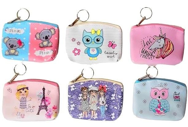 Wallet with keychain MIX - Charming addition to your bag