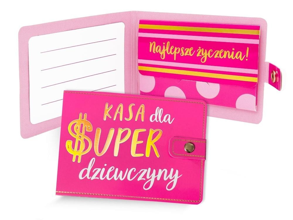 Money wallet for a super girl - ideal gift for every girl