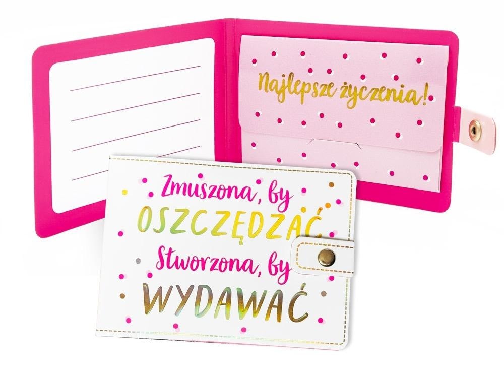 Kukartka Wallet Forced to save - perfect for a gift