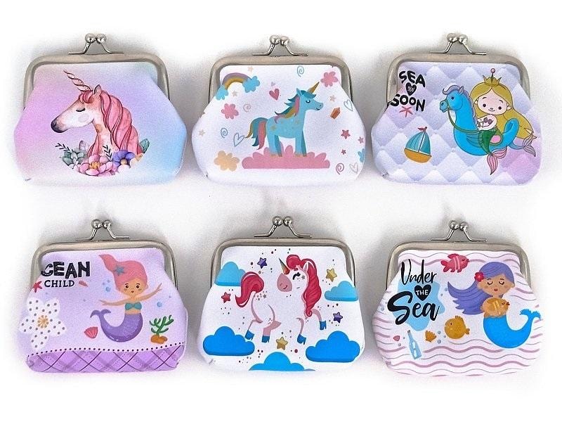 Girl's Wallet 10x9cm MIX - perfect for little princesses