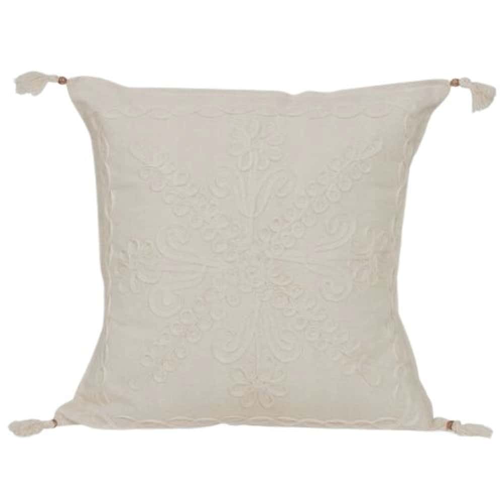 Boho Pillowcase 40x40 - Beige decorative pillowcase in ethnic style