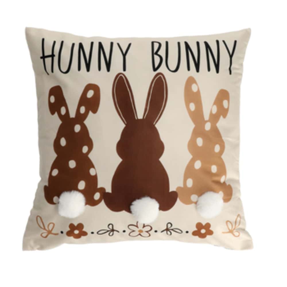 Pillowcase 40x40 Springtail Esse - decorative pillowcase with rabbits
