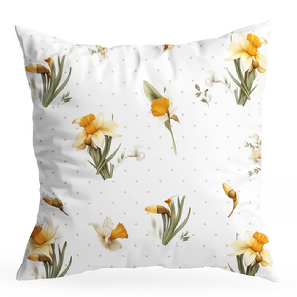 DECO Pillowcase Daffodils 40x40 - spring accent in your home