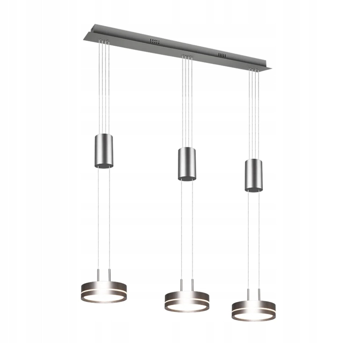Pendant lamp triple silver - modern lighting for your home