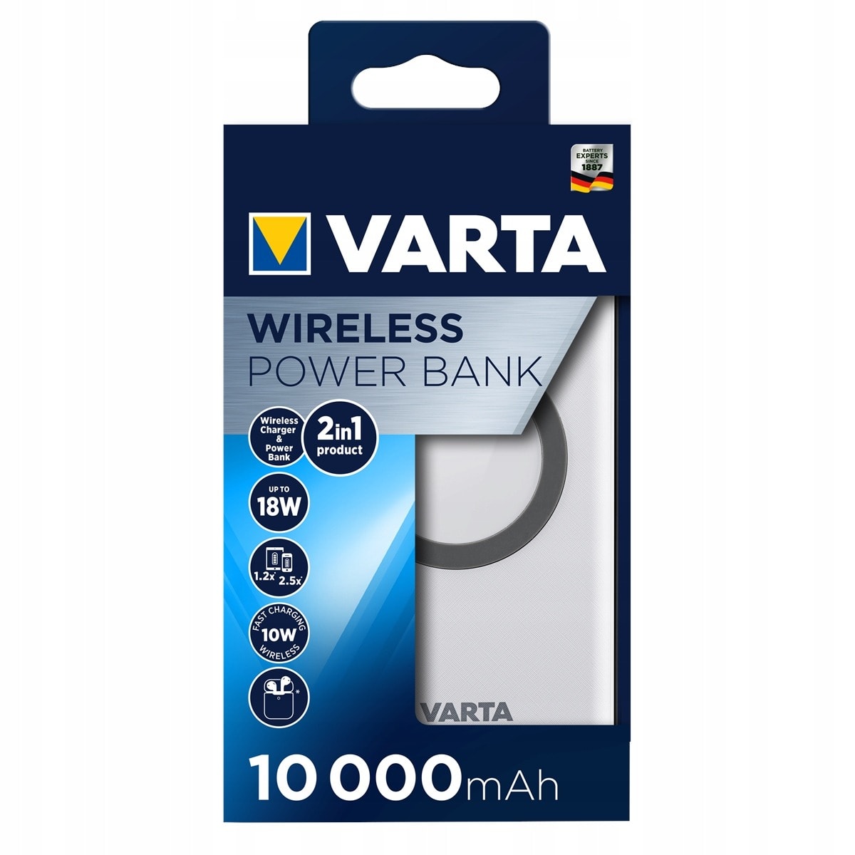 Varta Powerbank 10000mAh - a reliable power source always at hand