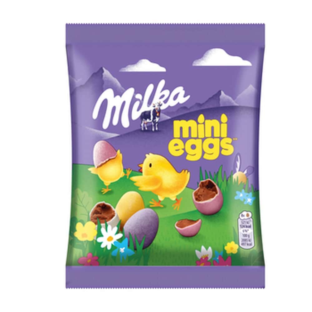Milka Mini Eggs - Milk Chocolate Pralines 100g - perfect for Easter