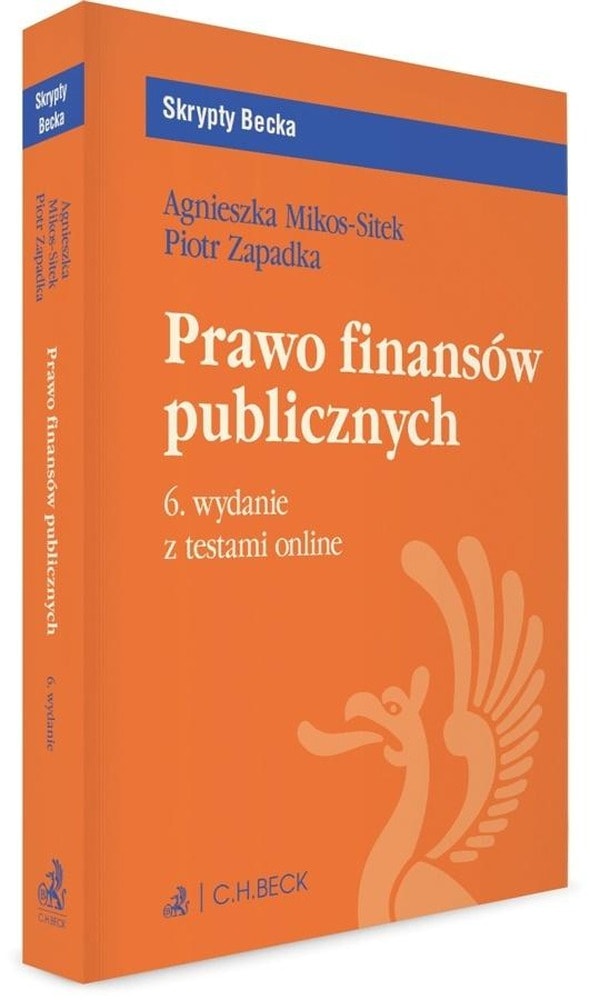 Public finance law with online tests - Agnieszka Mikos-Sitek, Piotr Zapadka - gain knowledge today!