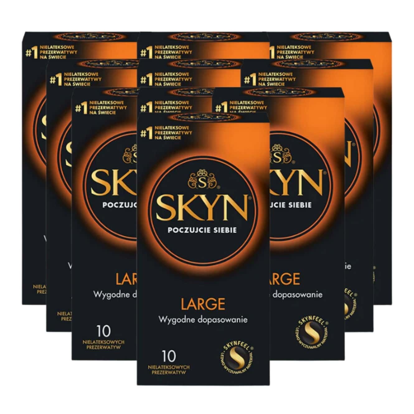 SKYN Condoms Large 10 pieces - enlarged for comfort