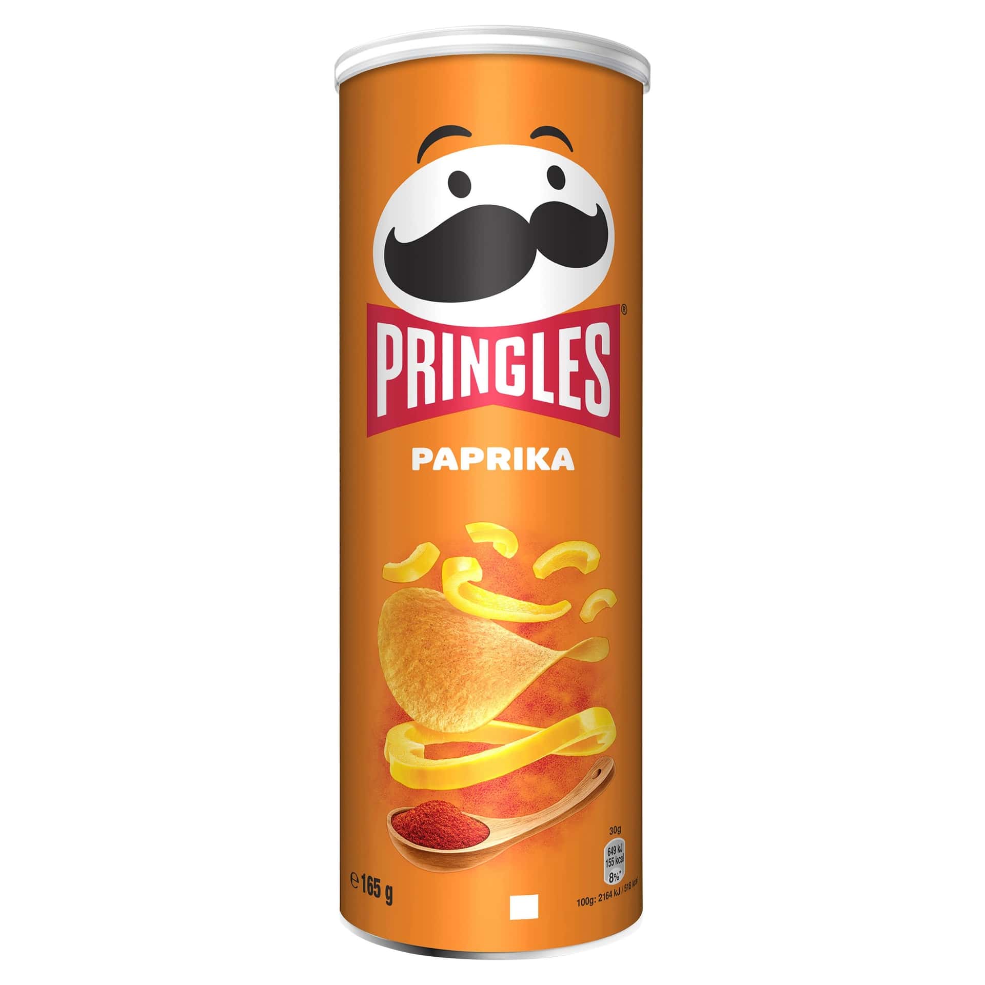 Pringles Paprika - Potato chips with paprika flavor 165g