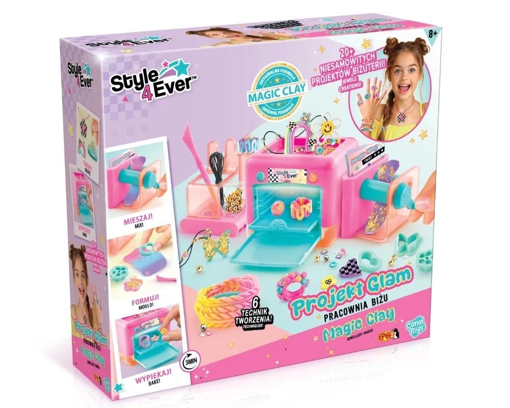 Project Glam Jewelry workshop for girls - creative set for making ornaments