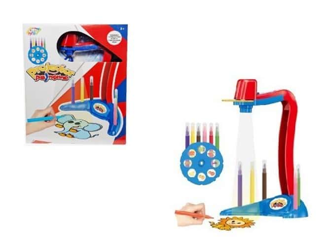 Battery-powered projector - portable and easy to use