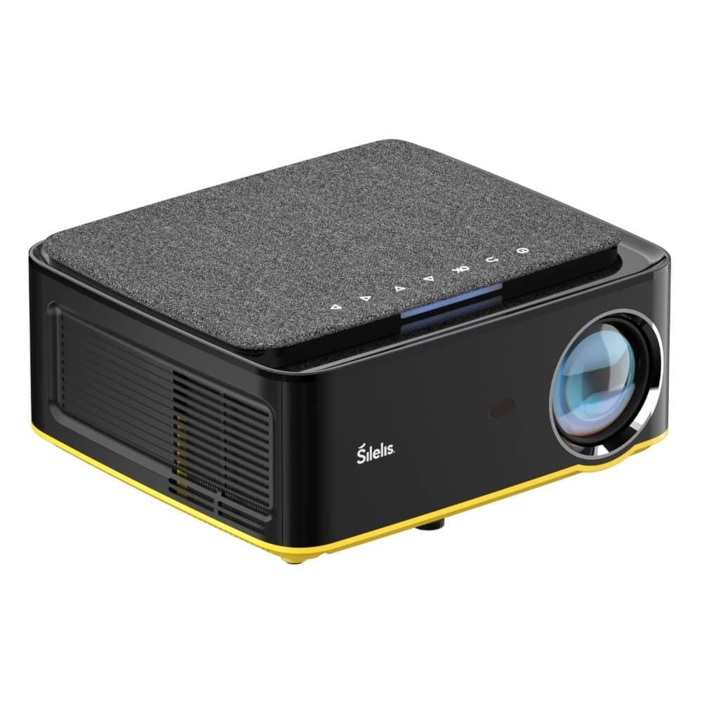 Silelis P-4 Portable Projector - ideal for home cinema