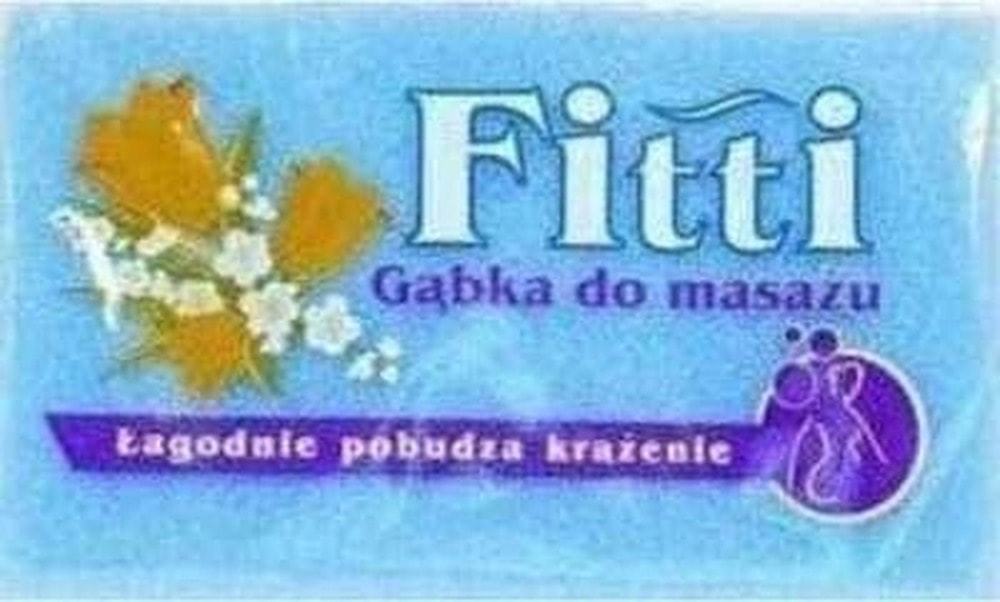 Fitti Line Rectangular Massage Sponge - ideal for daily care