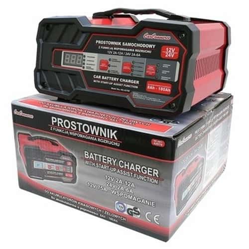 Battery charger with jump start 12A/75A - reliable tool for the battery