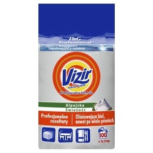 Vizir Professional Alpine Fresh - Washing Powder 5.5 kg for dazzling cleanliness