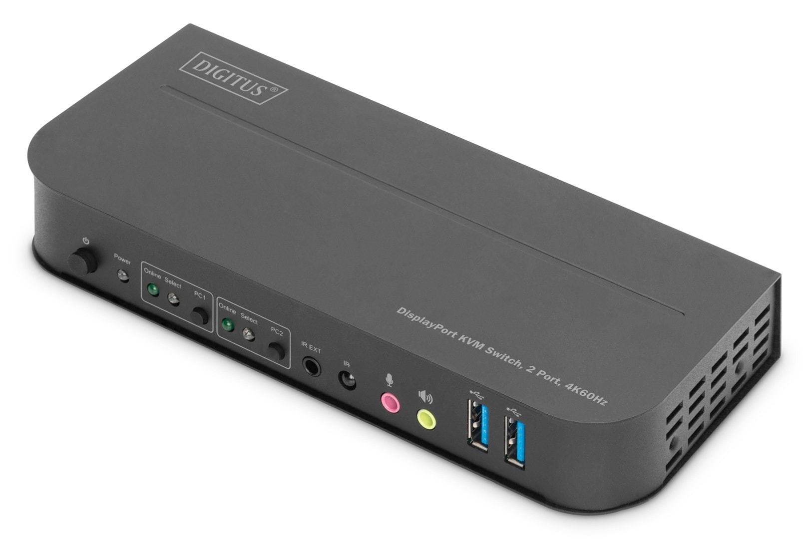 Digitus 2-Port KVM Switch 4K 60 Hz - perfect for the office