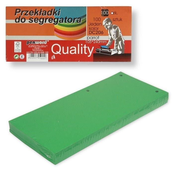 Penword Divider Tabs for Ring Binder - 100 pieces for perfect organization