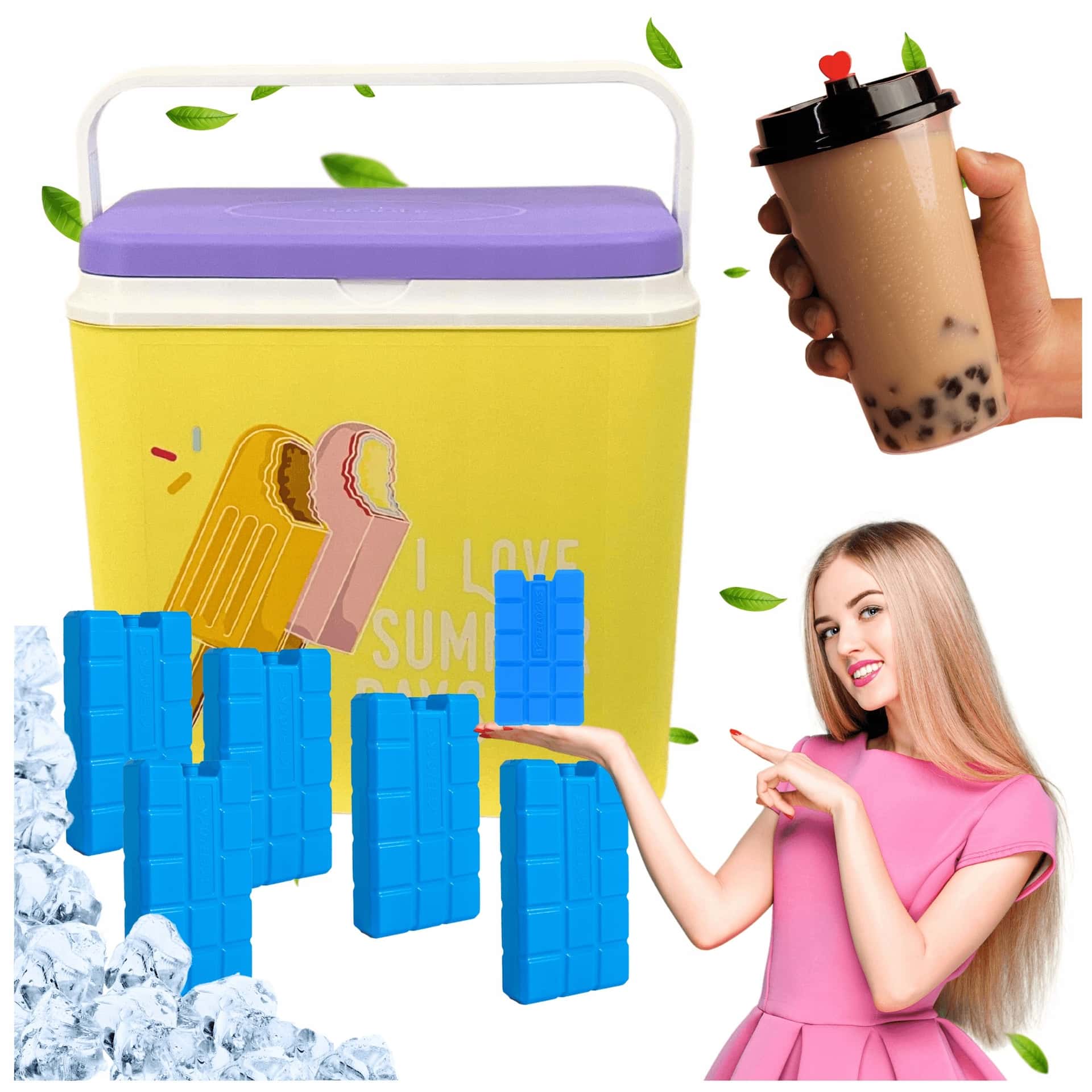 Ice Cream Travel Cooler - perfect for picnic and camping