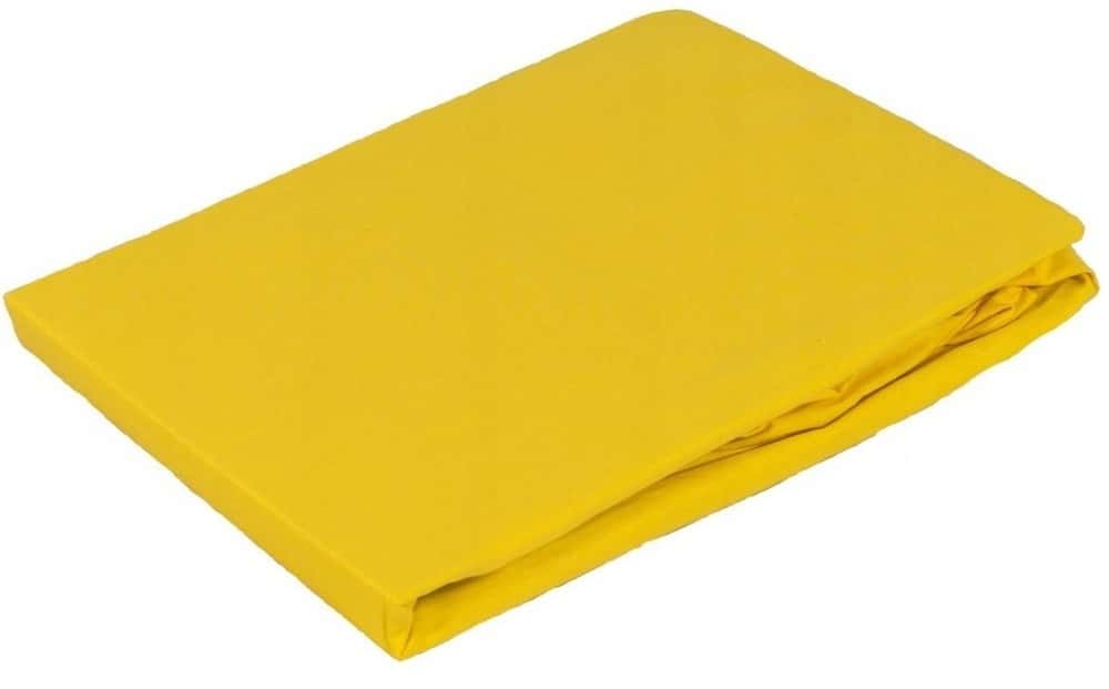 Satin-elastic fitted sheet 220x200 cm beige - comfortable sleep