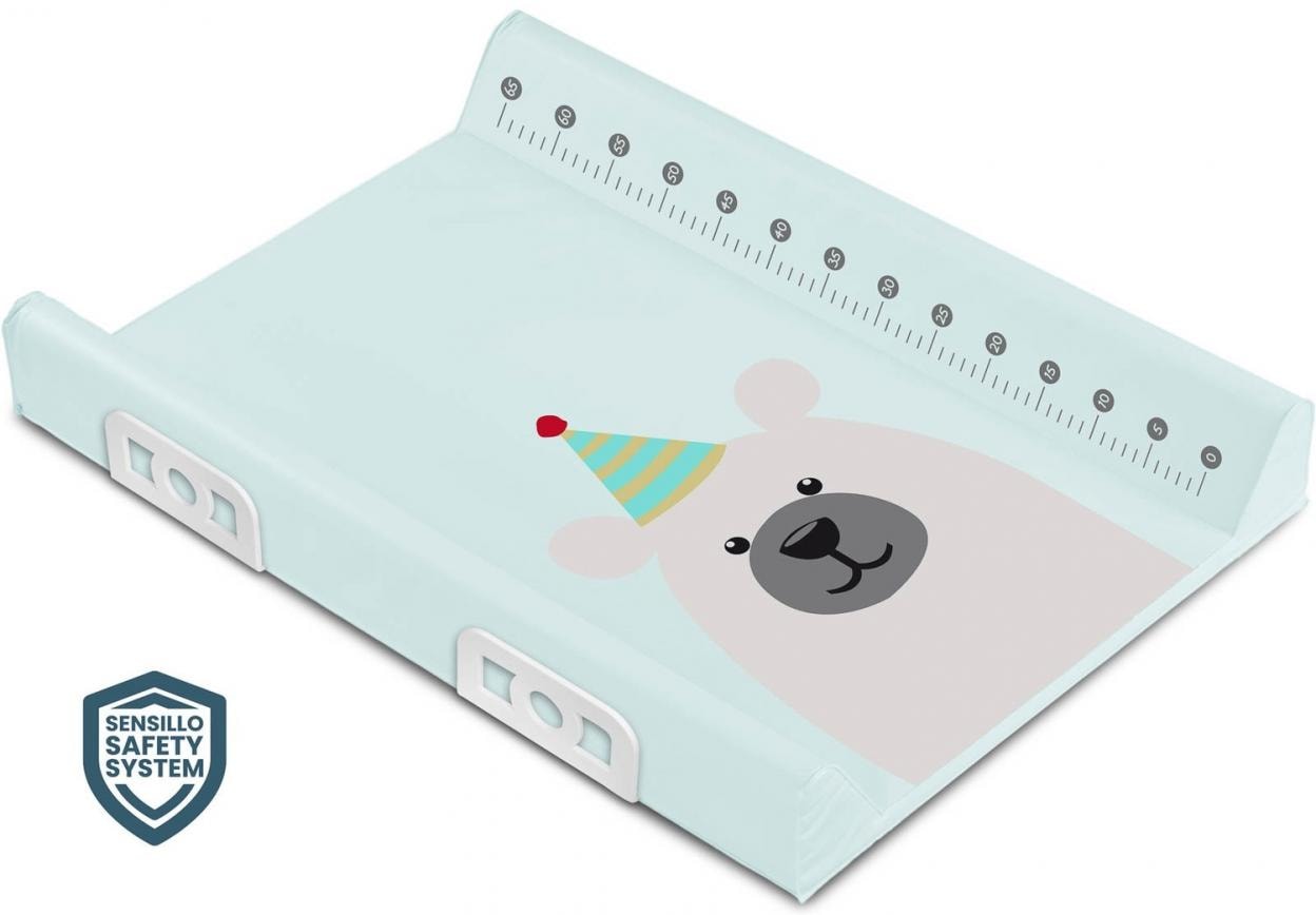 Sensillo Safety System Changing Mat - Bear Party 70cm