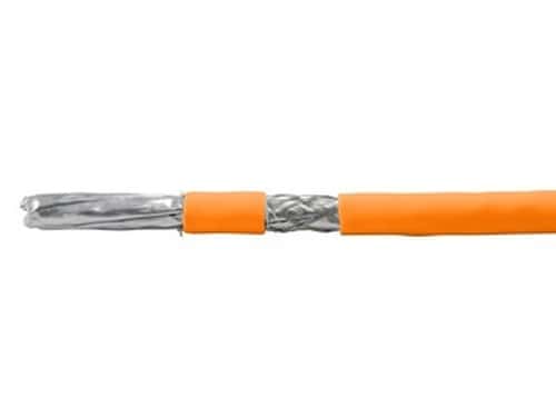 Cable Cat.7 S/FTP 4P23 100m orange - reliable installation