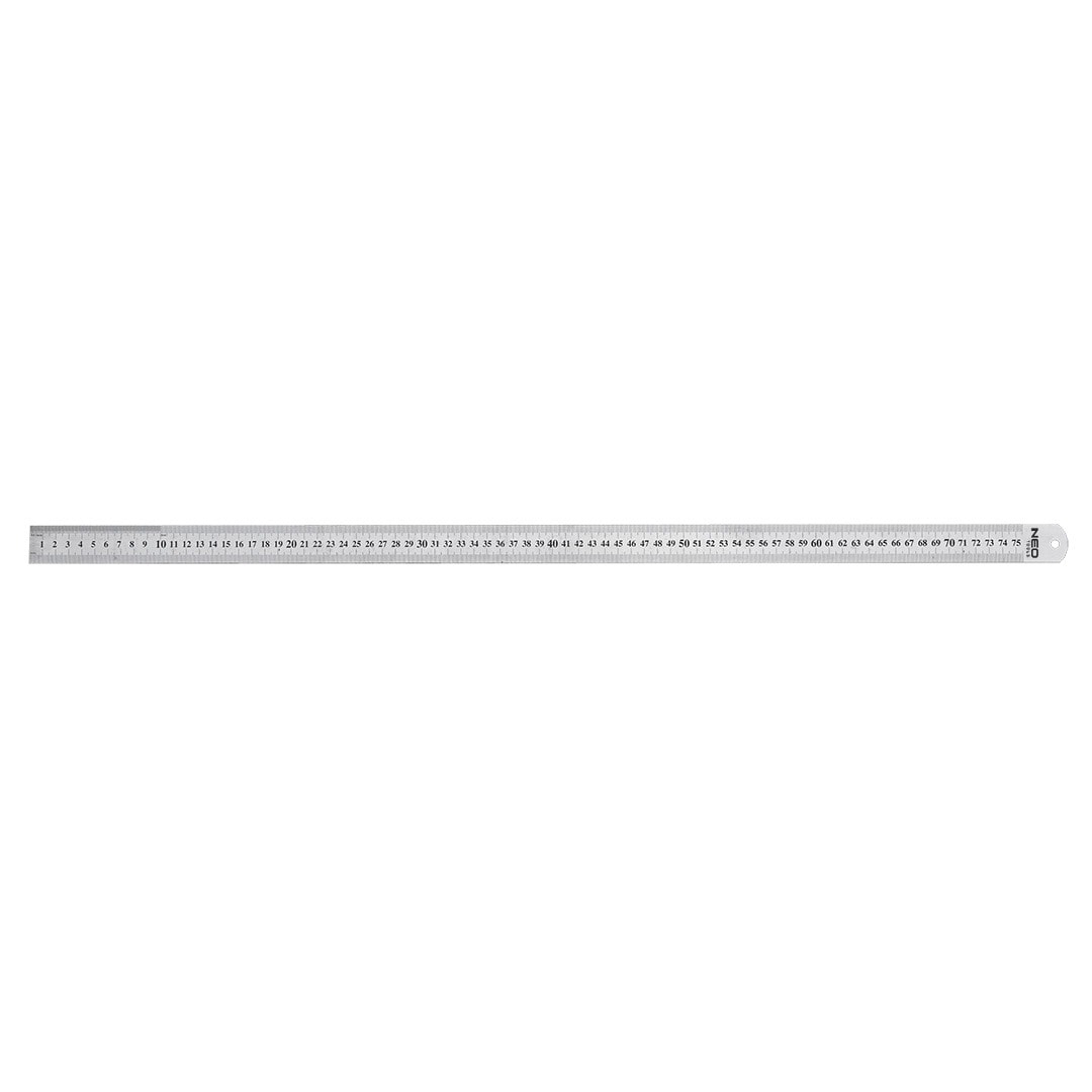 NEO Ruler 75 cm, stainless steel - precise measurement