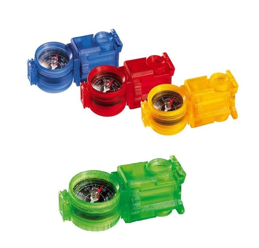 Multifunctional optical device with compass - discover the world!