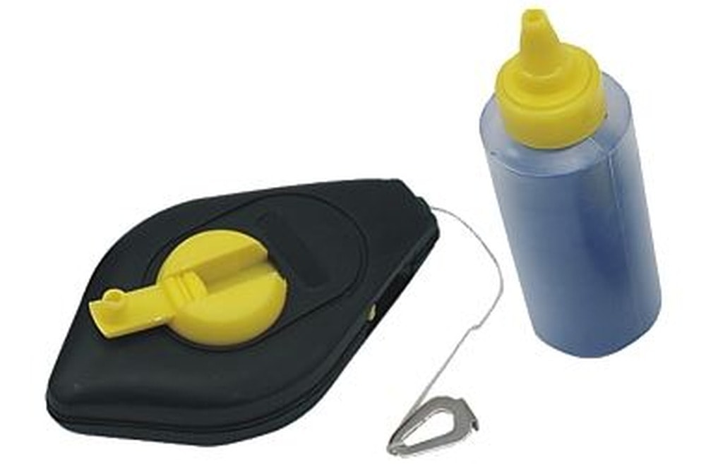 Chalk line reel set 15m + 100g - Precise lines at your fingertips!