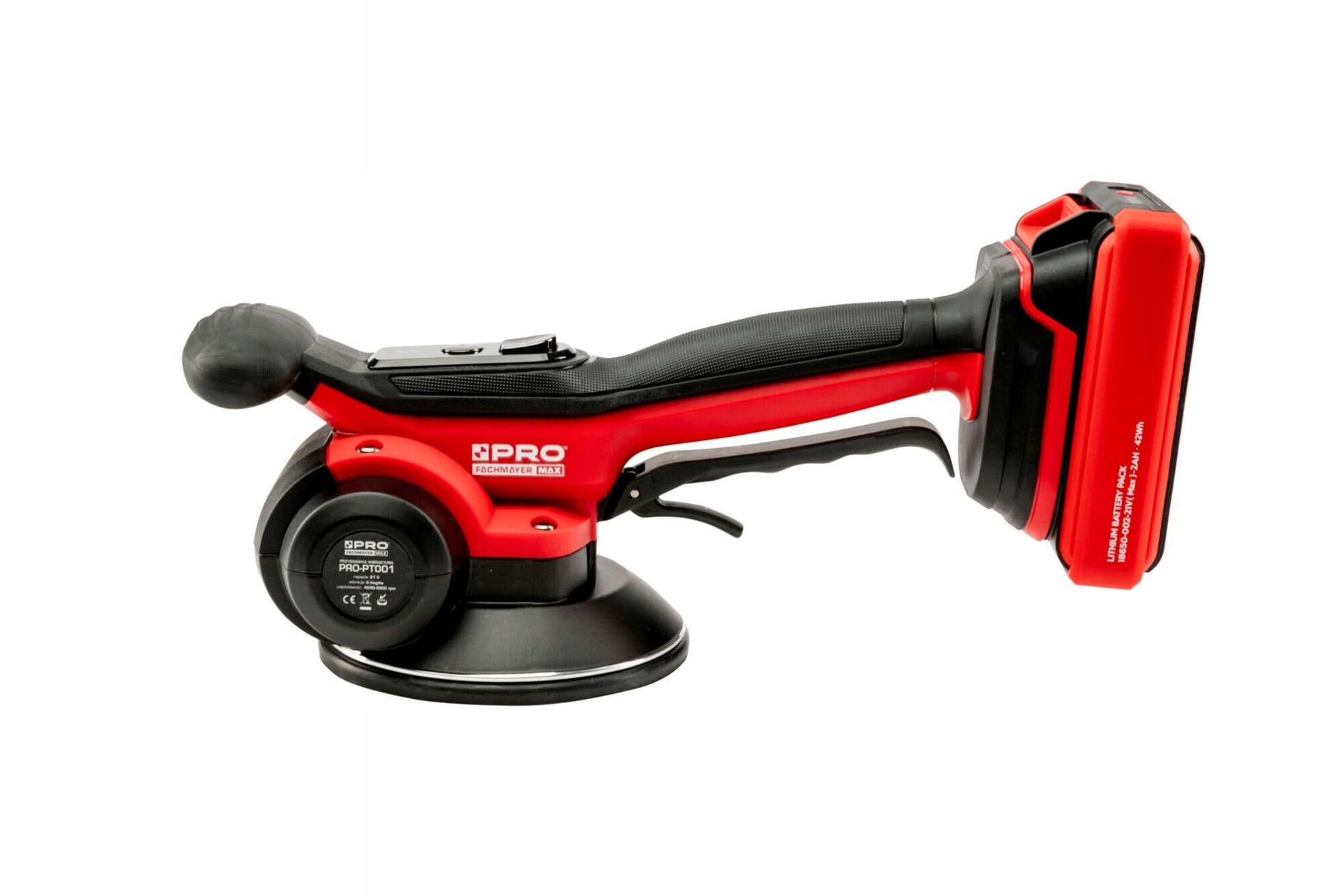 Vibration suction cup for tiles - standard 1*2.0AH