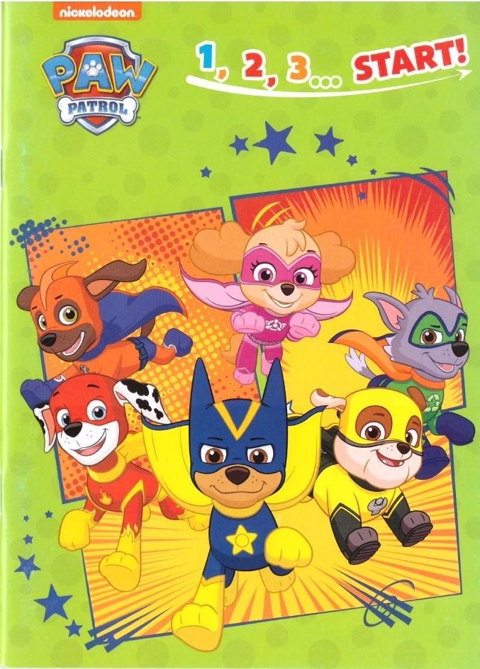 Paw Patrol 1, 2, 3... Start! - A book full of adventures