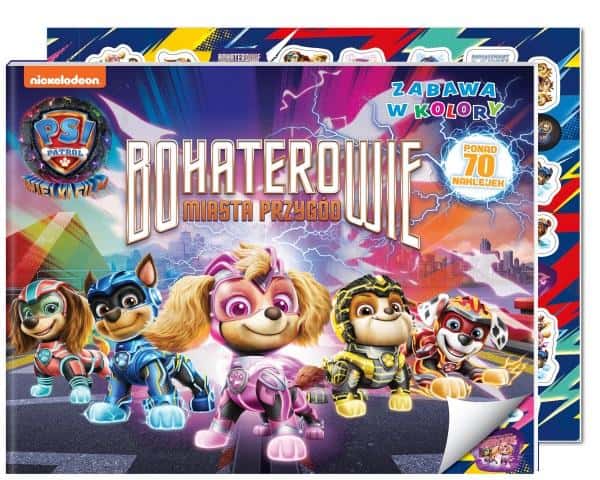 Paw Patrol Heroes of the city adventures - Coloring book with stickers