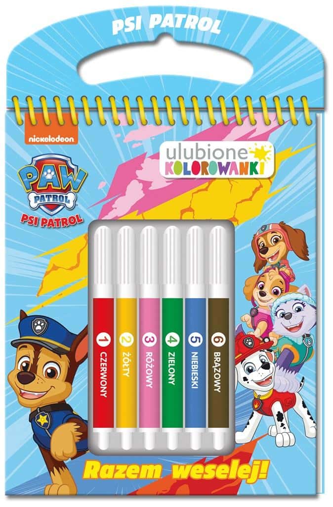 Together Happier Paw Patrol - Favorite Coloring Books for Children
