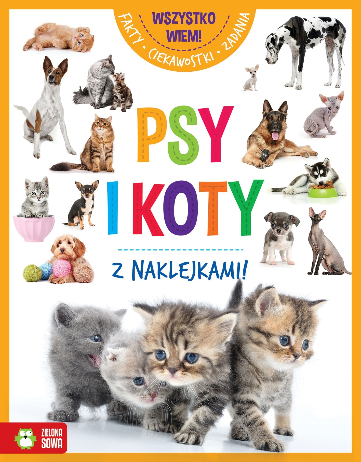 Psy i koty. Książka dla dzieci
