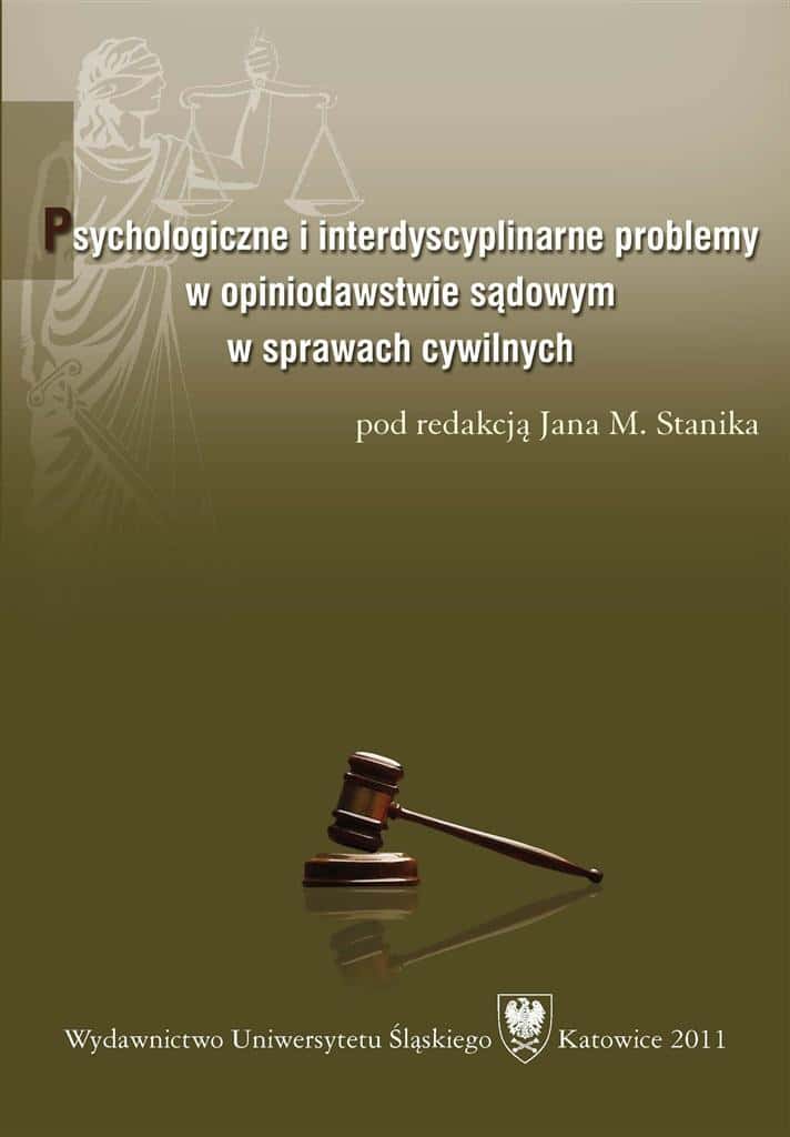 Psychological and interdisciplinary problems - Civil law