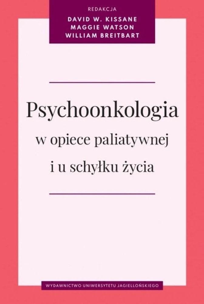 Psycho-oncology - Handbook of palliative and end-of-life care