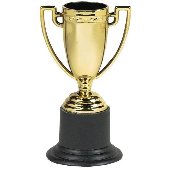 Amscan Plastic trophy 10 cm - ideal for prizes and competitions
