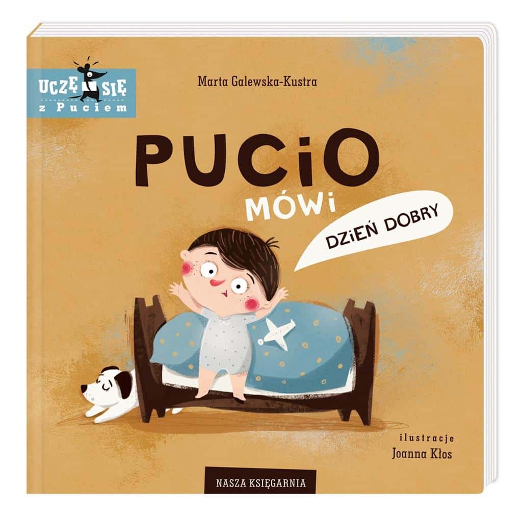 Pucio says good morning - interactive book for toddlers