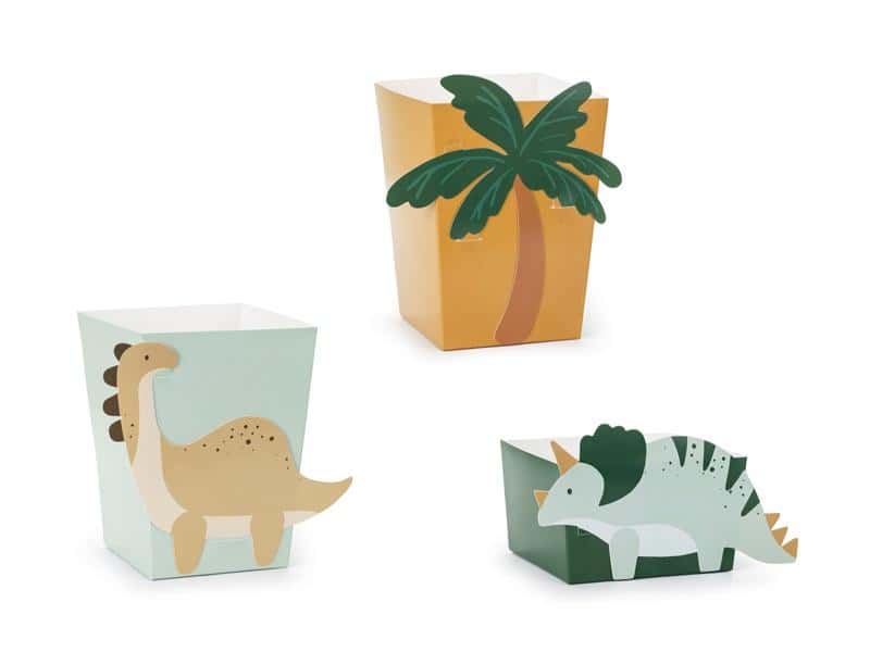 Dinosaur Snack Boxes - 6 pieces of joy for your child!