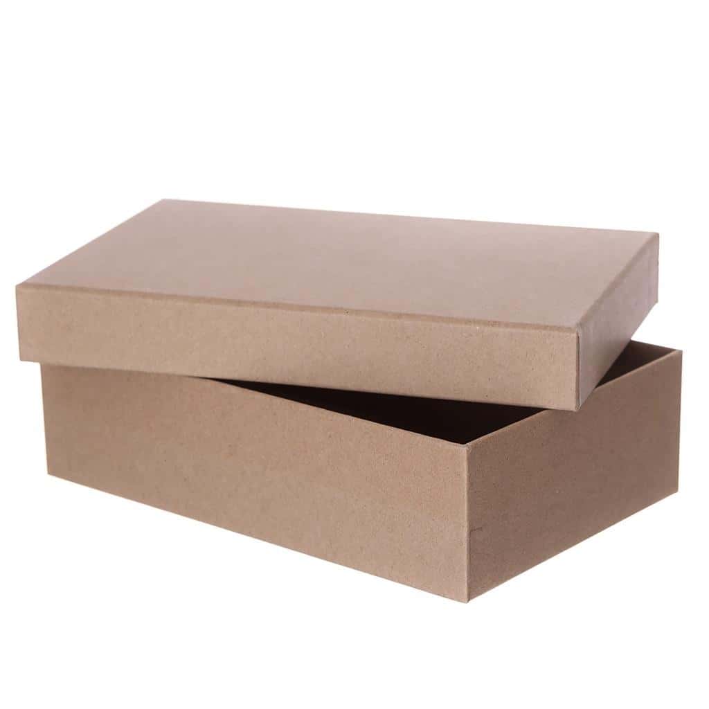Gray cardboard box - ideal for storage and packaging