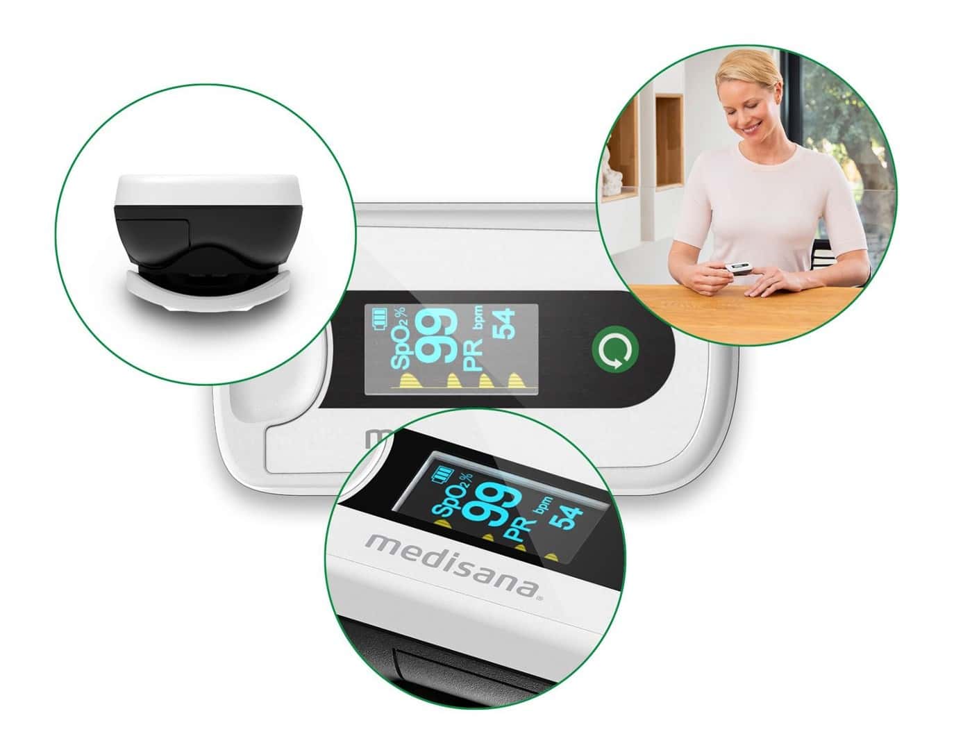 Medisana PM 180 Pulse Oximeter - Monitor your health at any time